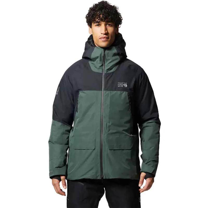 代购Mountain hardwear山浩男士冲锋衣防水保暖滑雪服带帽Goretex