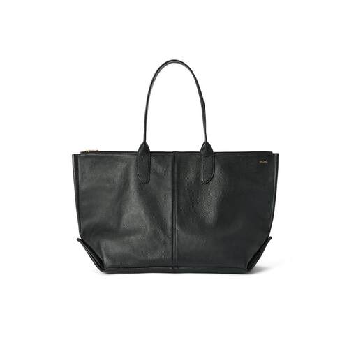 代购Ecco爱步女士托特包大容量内部插袋可放护照带拉杆套黑色