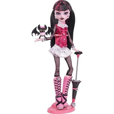 代购Monster High娃娃拼装益智塑料精细展示桌面模型正版哥特