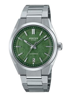 代购卡西欧手表中性自动机械绿色表盘方形表盘锻造碳纤维材质运动