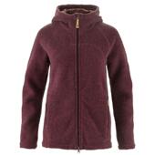 代购 Fjallraven北极狐抓绒衣女士保暖透气防风舒适羊毛混纺连帽