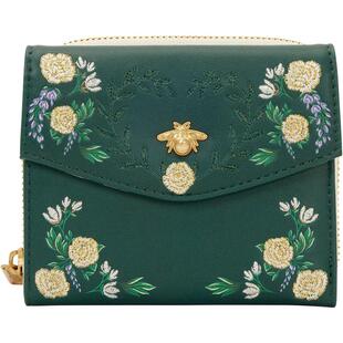 代购 Loungefly女士钱包多卡位收纳透明身份证槽防滑拉链设计