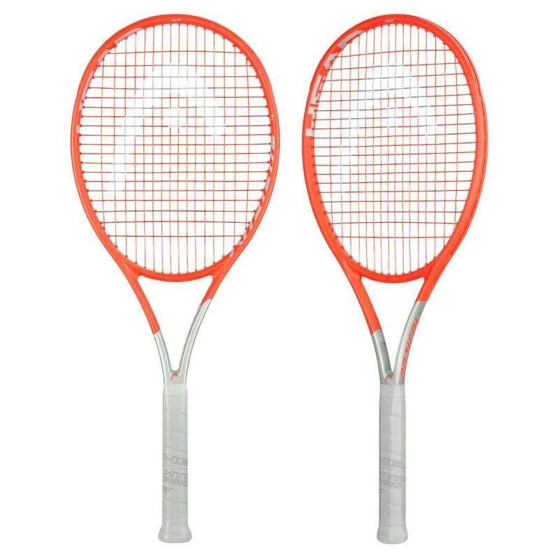代购HEAD海德网球拍精准稳定舒适橙色单拍碳素网球训练运动器材