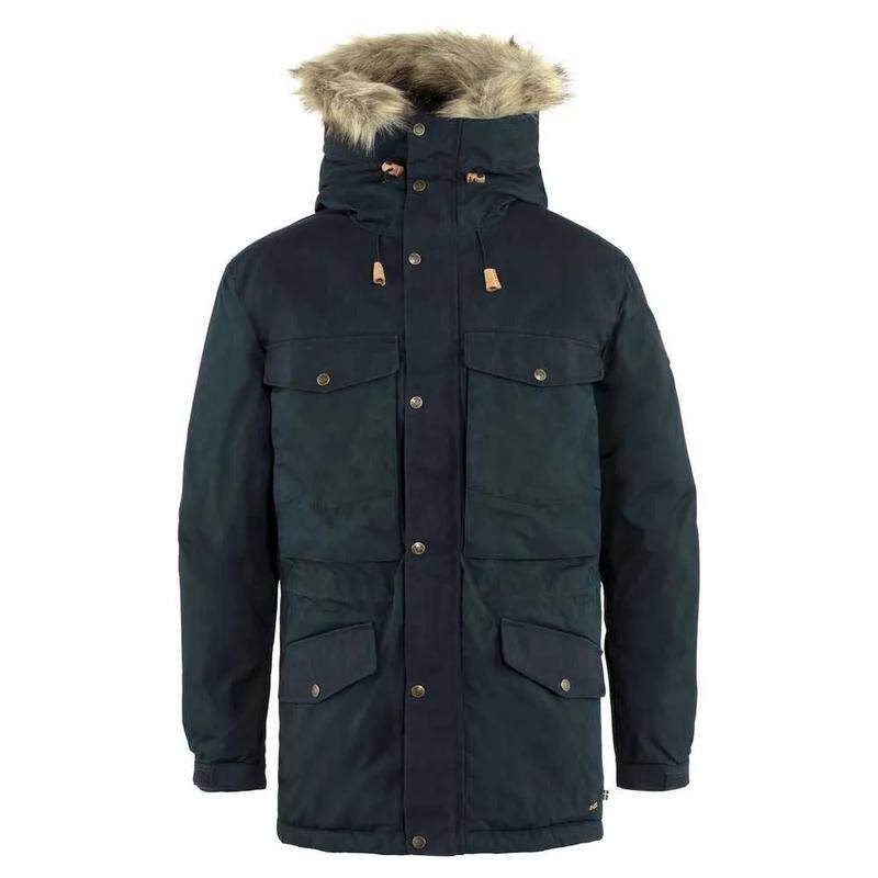 代购Fjallraven北极狐男士羽绒服保暖防风防水户外外套连帽长袖