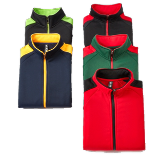 学院青年加绒立领拉锁卫衣冬装奶茶店员秋冬时尚工作外套定做印字