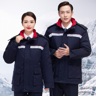 加油站防静电棉服冬装港口码头船舶海运工作棉衣技术工人厚棉袄