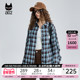 a02宽松格子衬衫 女2025新款 春秋慵懒松弛感衬衣外套通勤早秋上衣
