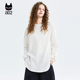 上衣春装 a02宽松蕾丝袖 春季 白色打底衫 口圆领长袖 T恤女2026新款