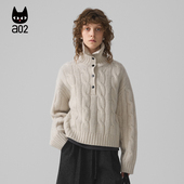 ML麦麸系列 干洗羊毛套头针织衫 女2025新款 a02 冬季 毛衣