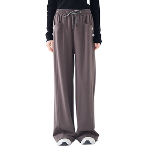 【Fuzzy style】a02通勤风休闲裤女2025秋新品宽松显瘦百搭直筒裤