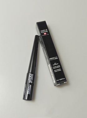 源价290！makeupforever玫珂菲防水持妆黑色眼线液01持久不易晕染