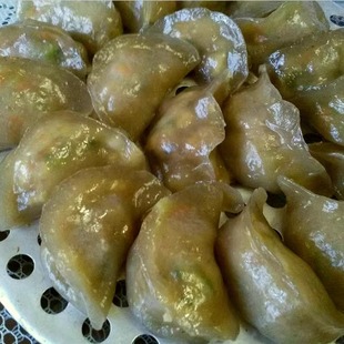 温州小吃锦粉饺永嘉番薯夹手工制作岩头金粉饺 一份一斤 12个左右