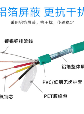 KNX EIB总线电缆 2*2*0.8 STP-120 RS485通讯电缆PROFIBUS-DP总线
