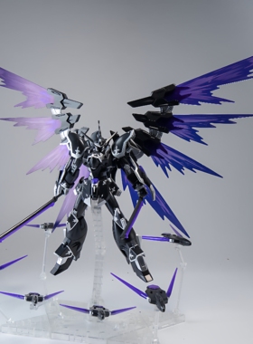 新款千叶 HG 钣喷神鸟迦楼罗1/144 带浮游炮水贴 无地台 拼装模型