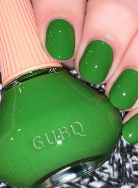 2022年新款秋冬指甲油免烤快干流行色美甲油显白套装绿色易涂持久