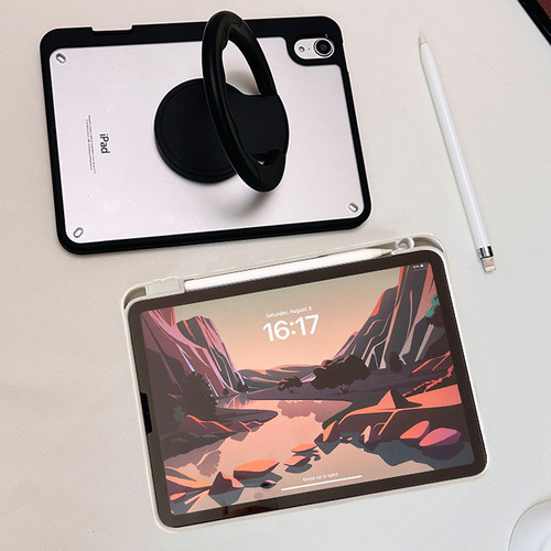 带笔槽保护壳2025新款iPad Pro11英寸13寸保护套7代Air11寸AIR6透明防弯M3亚克力平板12.9无盖防摔磨砂软硬壳