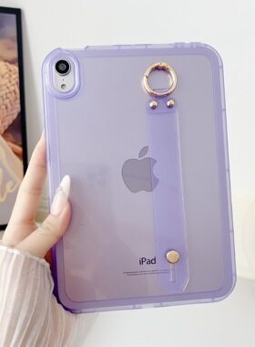 透明腕带手持ipad保护壳适用11代A16第9代pad10平板ari54保护套10.9寸全包轻便pro11软壳10.2寸气囊软壳mini7