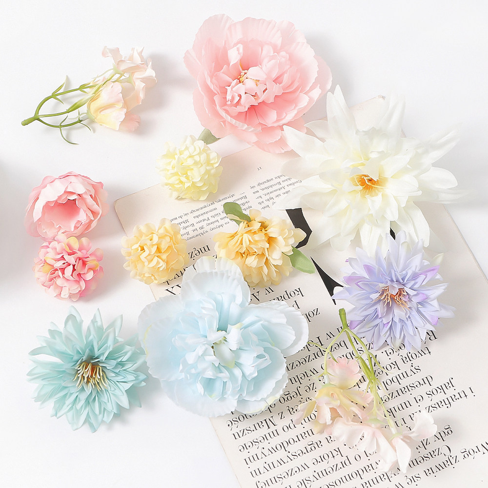 仿真花朵混搭 diy手工材料包 手作服饰簪花头饰花环 发簪裙撑装饰,家居饰品,仿真花/假花,淘宝优惠券,粉丝福利购,淘宝优惠卷