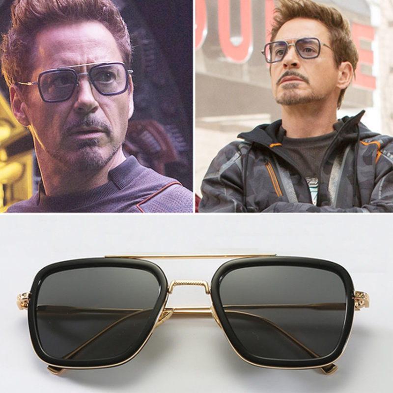 钢铁侠唐尼同款眼镜男款潮流时尚蜘蛛侠墨镜男2023新款偏光太阳镜