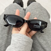 高级感开车偏光眼镜男士 复古猫眼墨镜女款 2025新款 防紫外线太阳镜