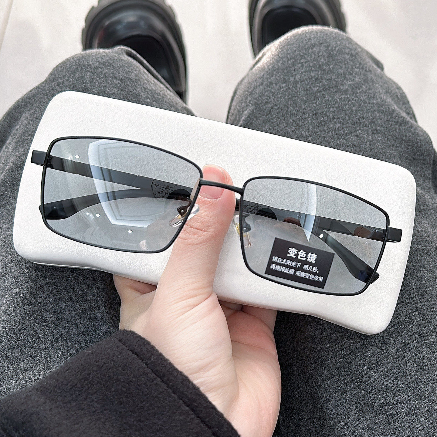 日夜两用墨镜男士开车偏光变色眼镜男款户外登山钓鱼专用太阳镜女