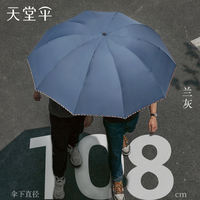 Paradise Umbrella, oversized umbrella, folding umbrella, dual-purpose sun protection, UV protection, sunshade, Sun umbrella for both men and women thumbnail 7