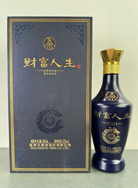 五粮液蜜鉴空酒瓶摆件装饰摆柜空瓶影视道具瓶子整套高档财富人生