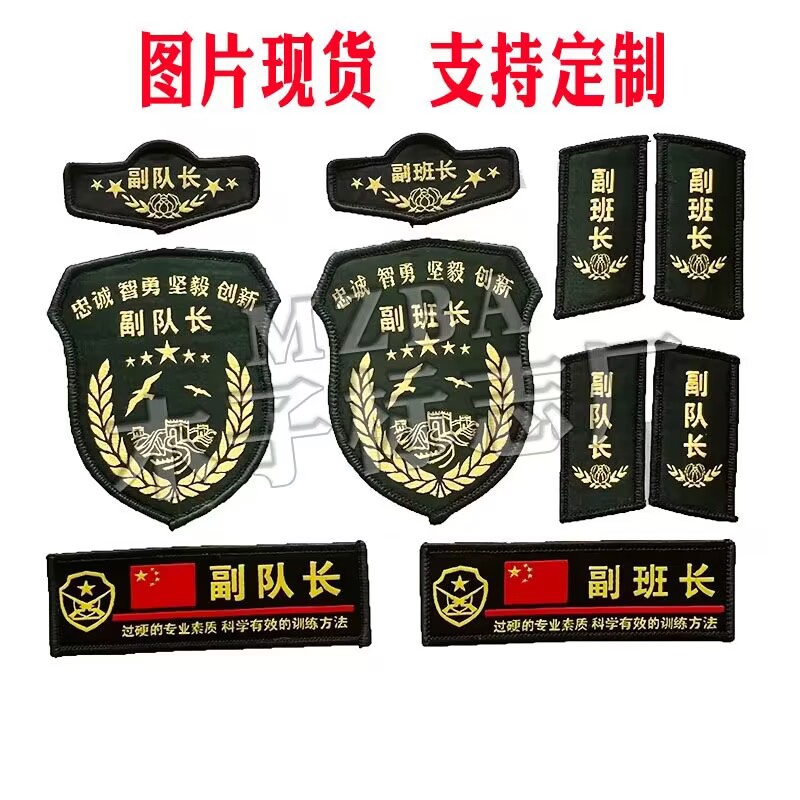 教官臂章胸章领章套件定做学校学生军训户外团体培训团建拓展训练