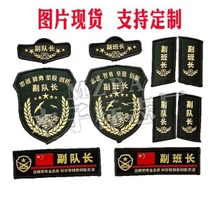 教官臂章胸章领章套件定做学校学生军训户外团体培训团建拓展训练