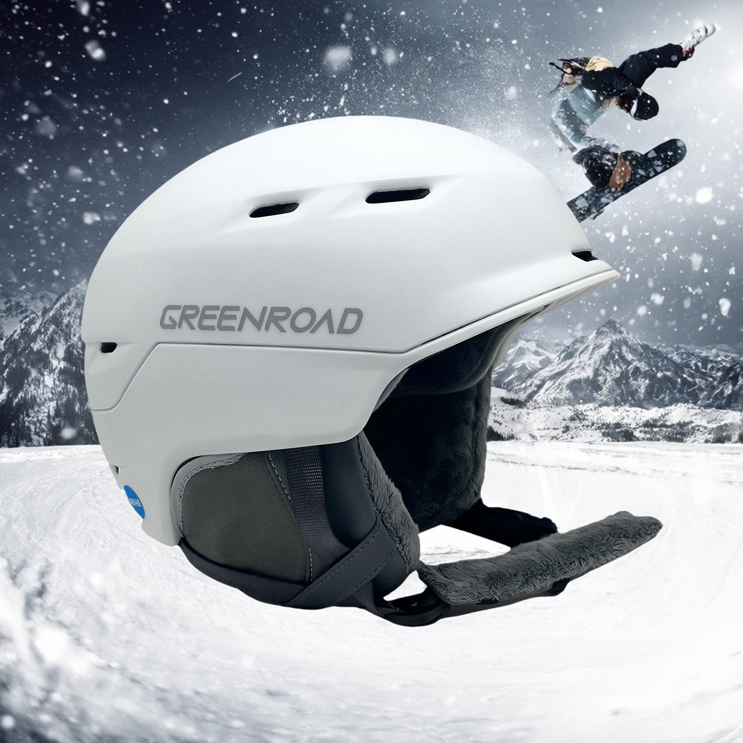 绿道滑雪帽悬浮头盔男女