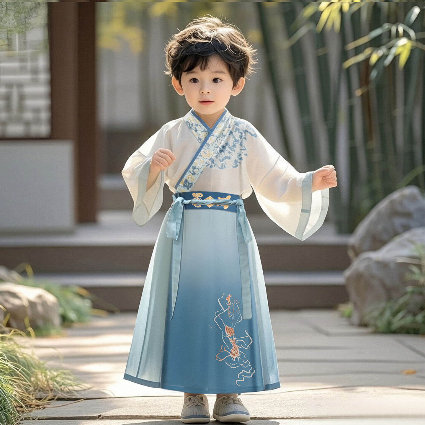 佳佩鑫男童新中式汉服2026新款