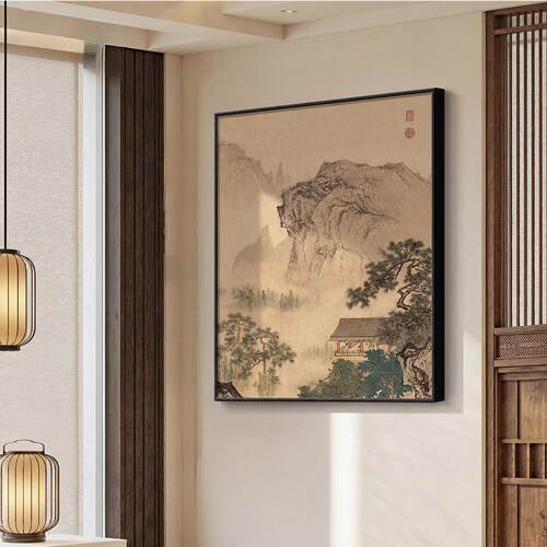 《望云楼》宋代美学玄关装饰画
