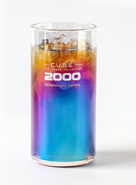 【刘慈欣周边文创】刘慈欣正版授权 GALAXY AWARDS星光杯 纪年2000 炫彩玻璃杯 高颜值科幻周边 伴手礼 收藏款