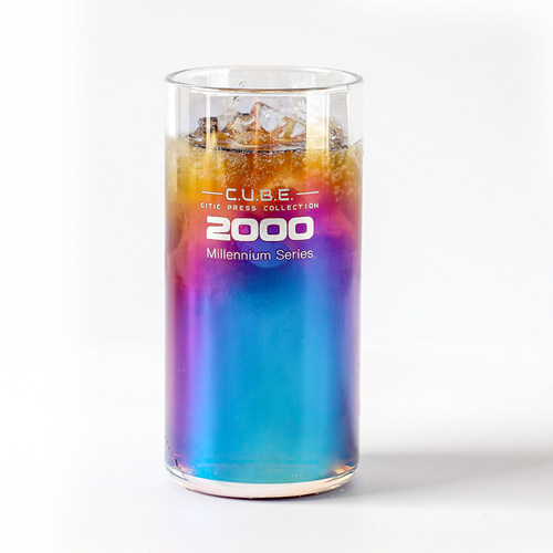 【刘慈欣周边文创】刘慈欣正版授权 GALAXY AWARDS星光杯 纪年2000 炫彩玻璃杯 高颜值科幻周边 伴手礼 收藏款