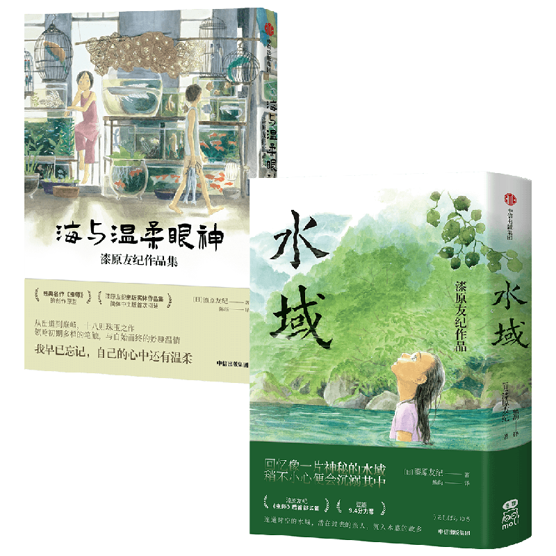 水域+海与温柔眼神 漆原友纪著 赠八开全彩海报+两款长折页海报  中信出版图书
