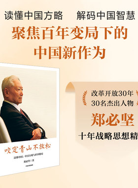 咬定青山不放松 郑必坚著 读懂中国方略  解码中国智慧 聚焦百年变局下的中国新作为 多维度视角系统呈现中国方案 中信出版