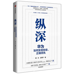 纵深—华为如何实现持续 正确领先 企业制定战略 提升自身实力与抗风险能力的框架指南 曾志 著 华为资深专家二十余年经验总结中信