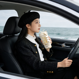 face铃兰保温杯女生2026新款高颜值陶瓷覆层内胆车载水杯子女