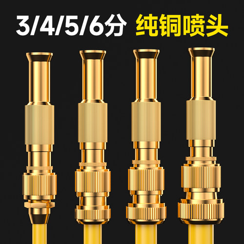 纯铜高压洗车水枪家用喷头