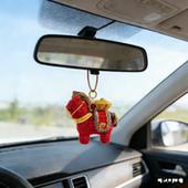 胖丫手作手工编织diy小马挂件材料包毛线钩针钩织玩偶解闷送礼物