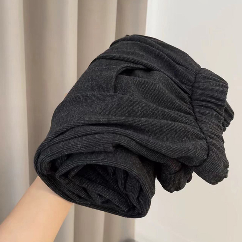 高腰韩版宽松长裤小个子显高