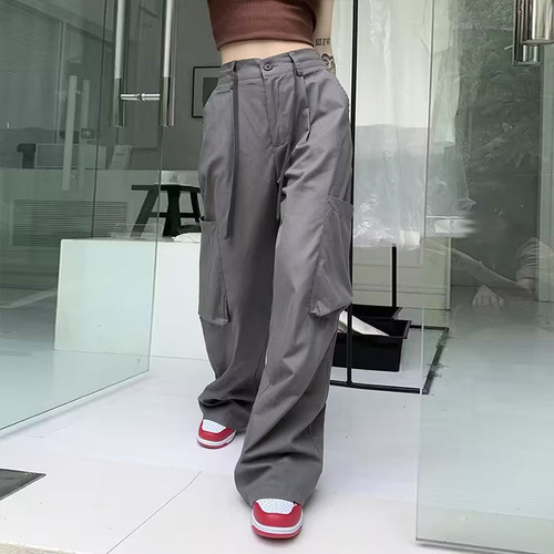 高腰韩版休闲长裤小个子显高