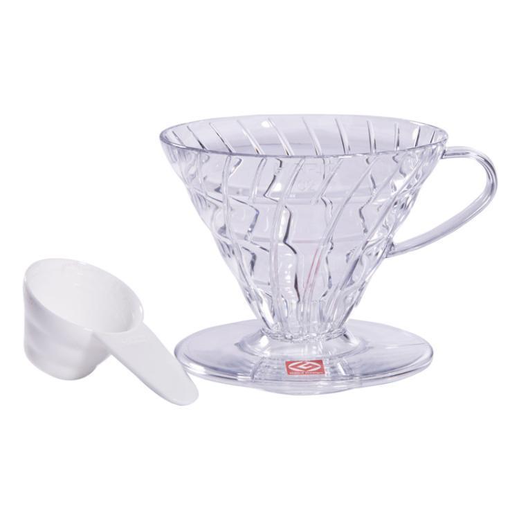 哈里欧VD-02T 螺旋滴滤102咖啡V60滤杯（透明）|msdalam kategori pinggan mangkuk, kopi, perkakas sokongan - dari Buy2taobao.com untuk memberikan perkhidmatan ejen Taobao profesional membeli