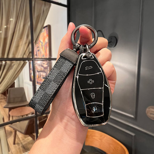 26款红旗hs5钥匙套h9天工08智选版eh7汽车h5经典hs3扣hq9壳hs7 h6