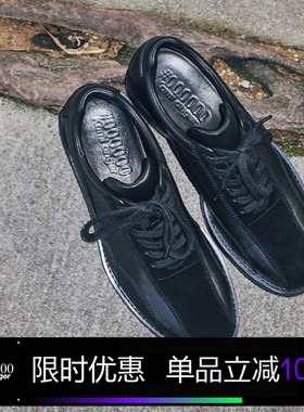 Kami anger原创设计黑色保龄球鞋