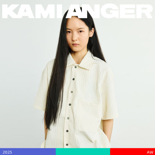 KAMIANGER RGB 新款口袋纹理短袖衬衣泛光天然贝壳扣宽松短袖衬衫
