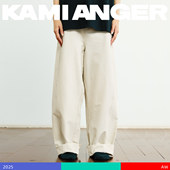 RGB 新款 休闲百搭直筒裤 KAMIANGER 原创设计条形肌理感宽松长裤