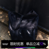 Kami anger原创设计黑色流光托特包