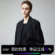 黑色西服外套宽松粗斜纹休闲西装 Kami anger原创设计四季 男通勤潮