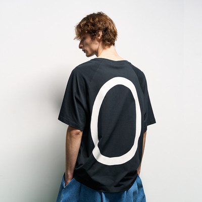 KAMIANGER RGB 2025春夏新款蛋形印花TEE极简少年感宽松T恤上衣